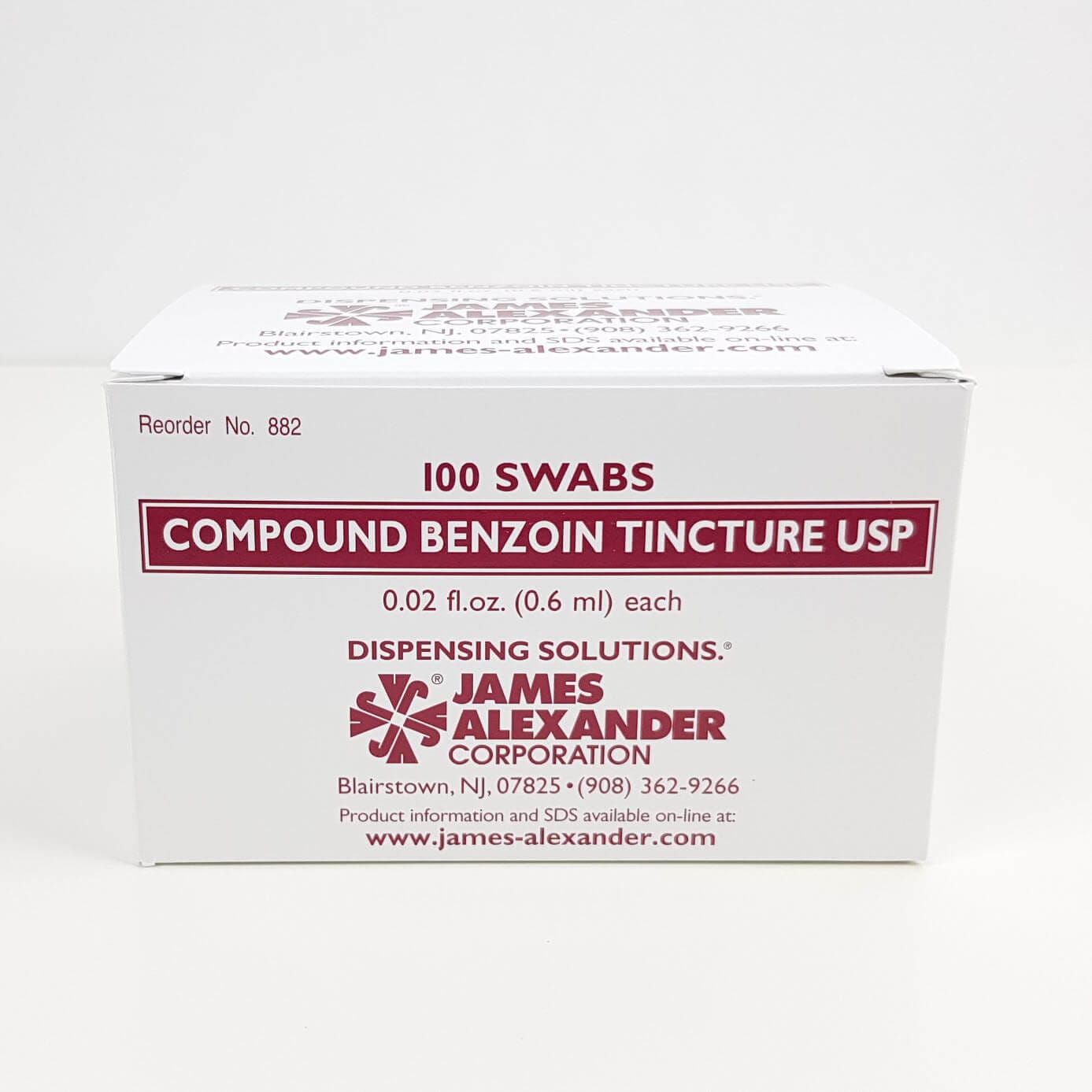 James Alexander Corp Compound Benzoin Tincture Ampoules Medical Supplies - Blister Prevention