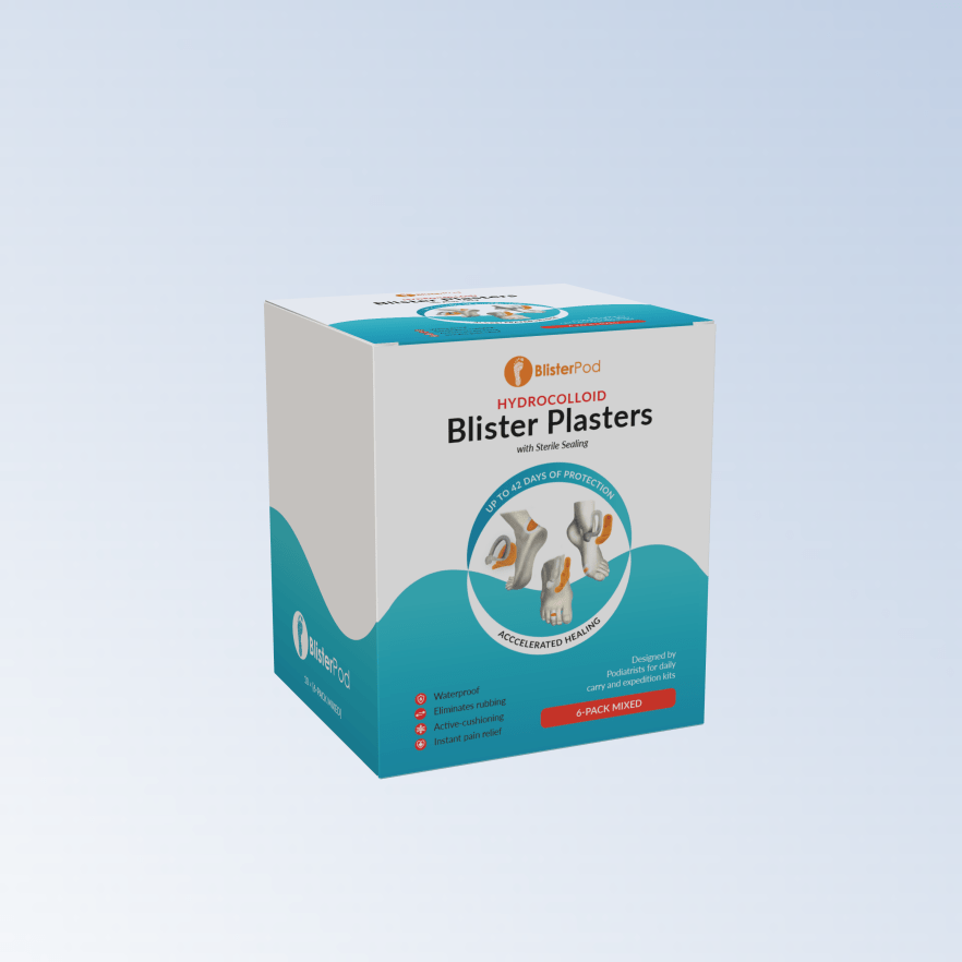 BlisterPod Hydrocolloid Blister Plaster Bandages Hydrocolloid - Blister Prevention