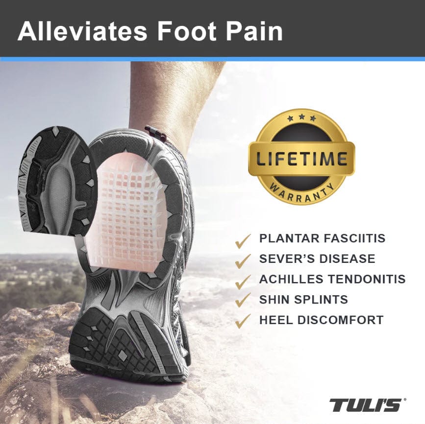 Tulis Gel Heel Cups - Heavy Duty Insoles - Blister Prevention