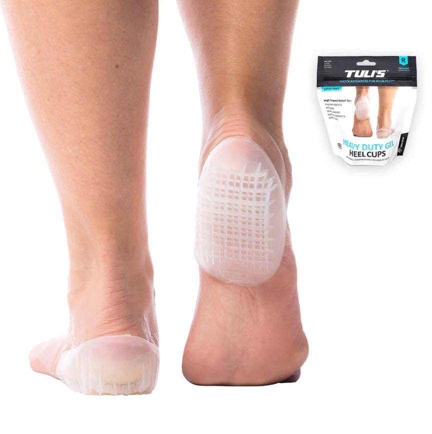 Tulis Gel Heel Cups - Heavy Duty Insoles - Blister Prevention