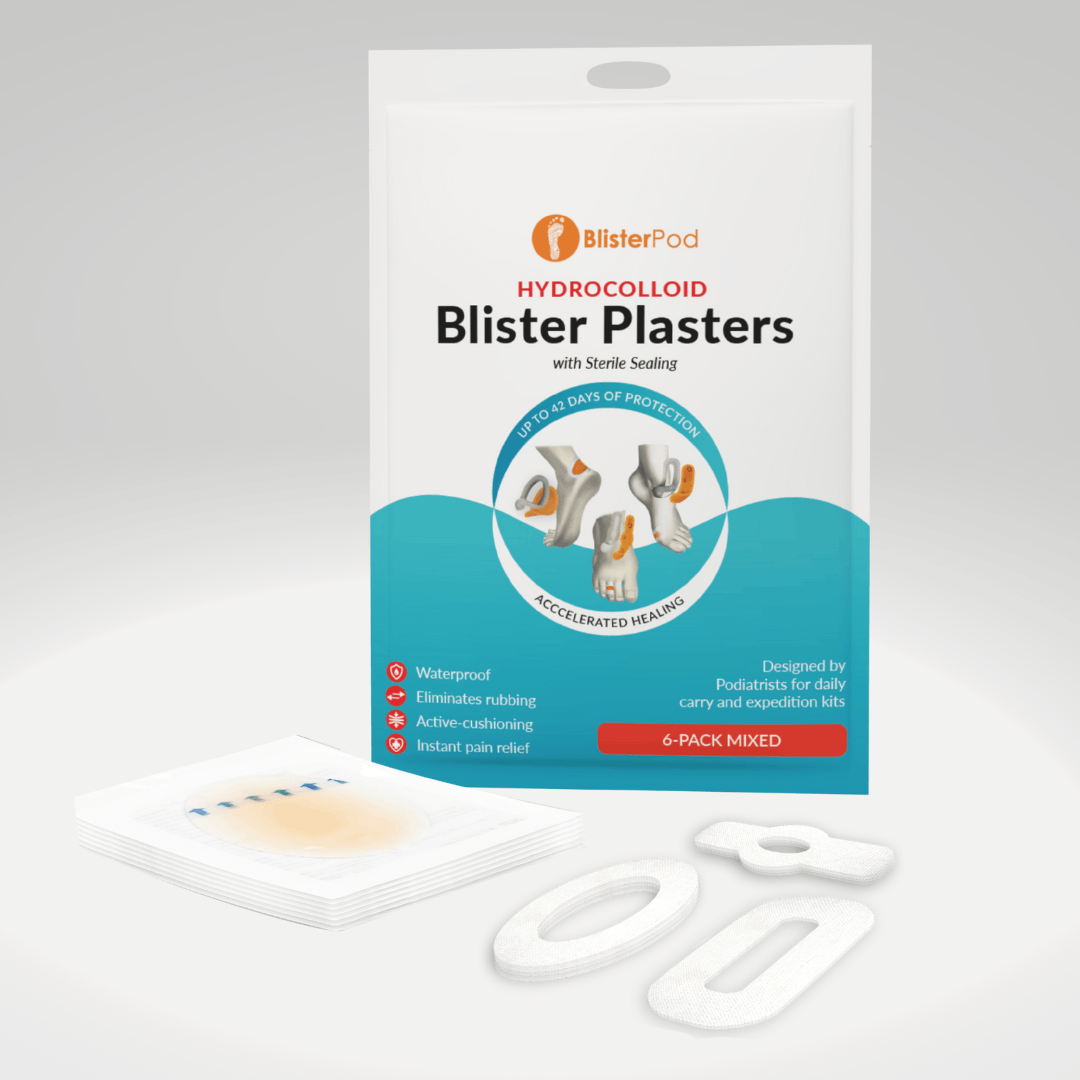 BlisterPod Hydrocolloid Blister Plaster Bandages Hydrocolloid - Blister Prevention