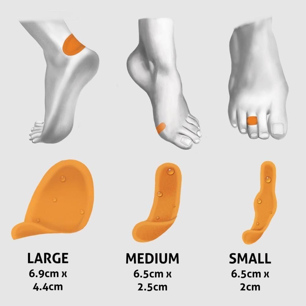 BlisterPod Hydrocolloid Blister Plaster Bandages Hydrocolloid - Blister Prevention