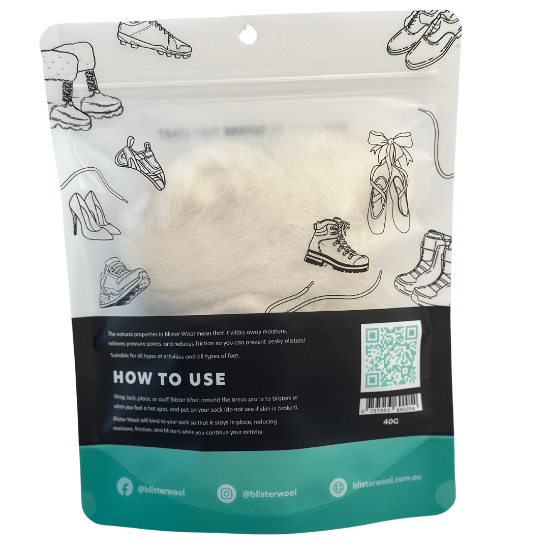 Blister Wool Blister Wool  - Blister Prevention